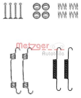 Монтажний к-кт гальмівних колодок METZGER 105-0887