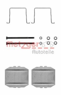 Комплектующие, колодки дискового тормоза METZGER 109-1053 (фото 1)