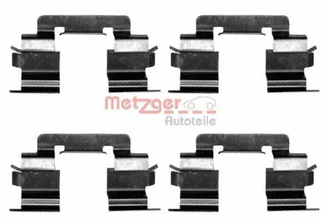 Комплектующие, колодки дискового тормоза METZGER 1091216 (фото 1)