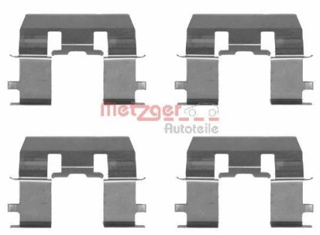 Комплектующие, колодки дискового тормоза METZGER 109-1281 (фото 1)