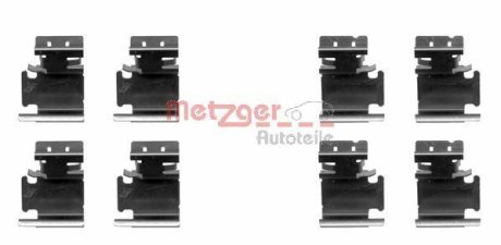 Комплектующие, колодки дискового тормоза METZGER 109-1298 (фото 1)