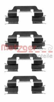 Комплектующие, колодки дискового тормоза METZGER 1091601