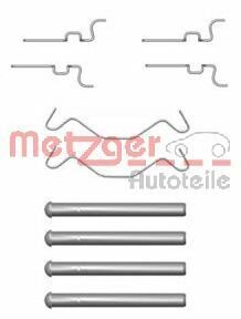 Комплектующие, колодки дискового тормоза METZGER 109-1683 (фото 1)