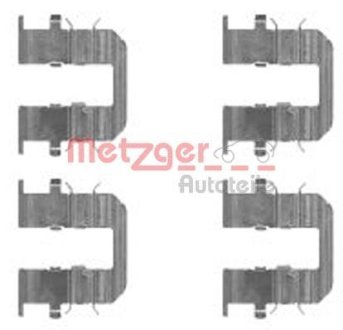 Комплектующие, колодки дискового тормоза METZGER 109-1746 (фото 1)