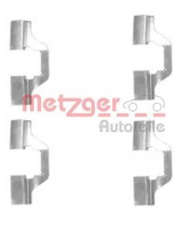 Комплектующие, колодки дискового тормоза METZGER 109-1749 (фото 1)