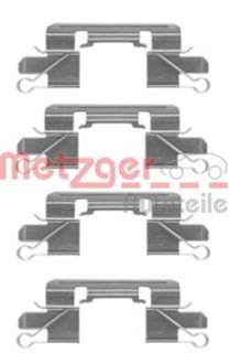 Комплектующие, колодки дискового тормоза METZGER 109-1769 (фото 1)