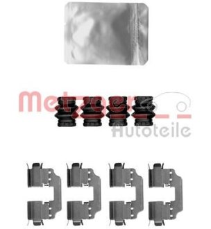 Комплектующие, колодки дискового тормоза METZGER 109-1881 (фото 1)