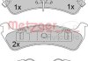 Колодки гальмівні дискові, комплект METZGER 1170434 (фото 1)