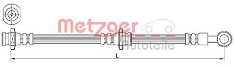 Тормозной шланг METZGER 4110639