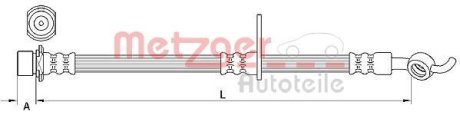 Тормозной шланг METZGER 4110985