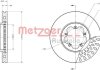 Тормозной диск METZGER 6110117 (фото 1)