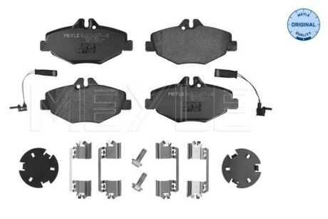 Колодки гальмівні дискові, комплект MEYLE 025 237 4320/W