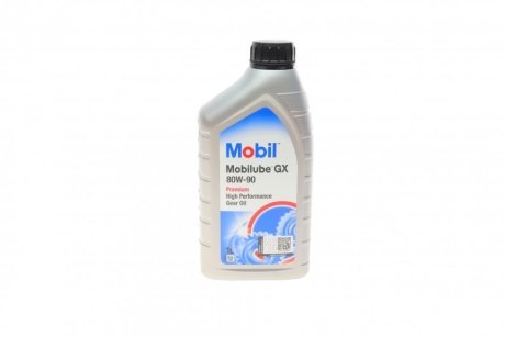 Олива трансміс. Mobilube GX 80W-90 API GL-4 (Каністра 1л) MOBIL 142116 (фото 1)