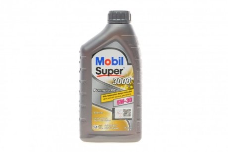 Олива моторна SUPER 3000 5W-30 Formula FE (Каністра 1л) MOBIL 152565