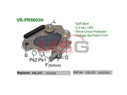 Регулятор напруги генератора MOBILETRON VRPR6603H