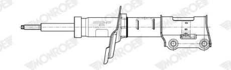 Амортизатор газомасляний MONROE G7923