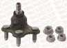 Опора шаровая передняя нижняя SKODA CITIGO (NF1) 11-19, FABIA II (542) 06-14/VW POLO (9N_, 9A_) 01-14 MONROE L29A23 (фото 1)