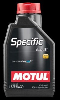 Масло моторное синтетическое "Specific CNG/LPG 5W-40", 1л MOTUL 101717