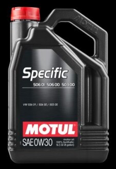 Олива мот 0W30 5L Specific 503.00/506.00/506.01 =824206 MOTUL 106437