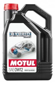 Олива Hybrid 0W12 4L MOTUL 333307