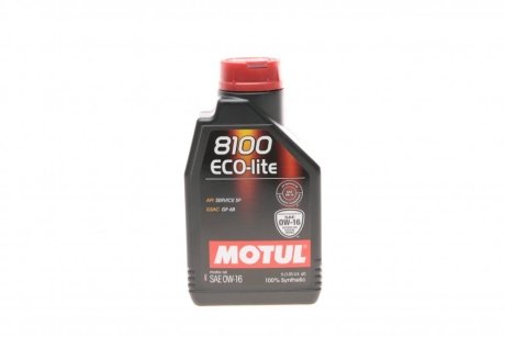 Моторна олива 8100 Eco-Lite 0W-16 1L/110376 MOTUL 841011