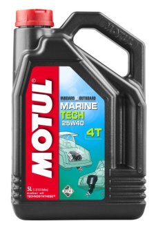 Олива Marine Tech 4T SAE 25W40 5 L MOTUL 853151