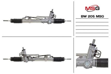 Рульова рейка з ГПК нова BMW 3 E46 99-05 MSG BW205