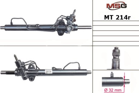 Рульова рейка з ГПК відновлена Mitsubishi L200 15-19, Mitsubishi L200 06-15 MSG MT214R