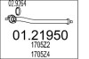 Проміжна труба вихл. системи MTS 01.21950 (фото 1)