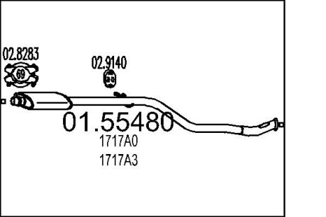 Резонатор MTS 01.55480 (фото 1)