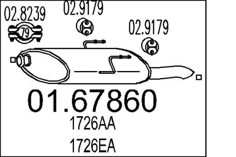 Глушник MTS 01.67860