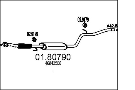 Резонатор MTS 01.80790 (фото 1)