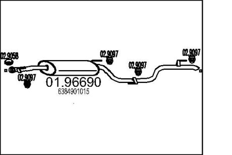 Глушник MTS 01.96690