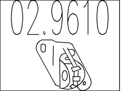 Гумовий елемент кріплення MTS 02.9610