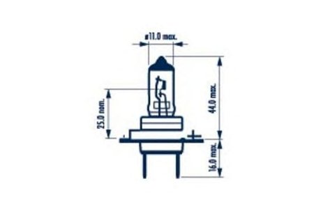 Лампа розжарювання SET H7 12V 55W PX26d RANGE POWER Double Life +50 (к-т 2шт) NARVA 48339S2