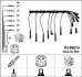 Комплект проводов зажигания NGK 0561 (фото 1)