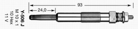 Свічка розжарення NGK D-POWER 7