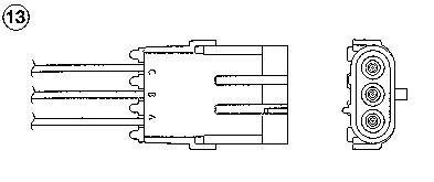 Лямбда-зонд NGK OZA55-R3 (фото 1)