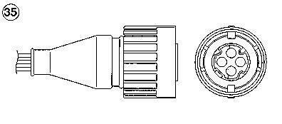 Лямбда-зонд NGK OZA660-EE14 (фото 1)