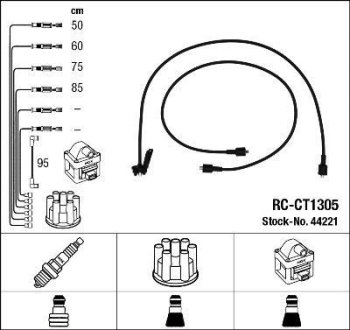 Комплект проводов зажигания NGK RC-CT1305