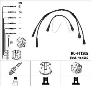 Кабель запалювання NGK RC-FT1205