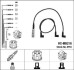 Комплект проводов зажигания NGK RC-MB218 (фото 1)