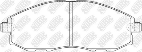 Колодки гальм. NiBK PN0434
