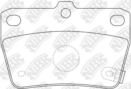 КОЛОДКИ ГАЛЬМ. NiBK PN1424