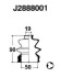 Пильовик приводу колеса NIPPARTS J2888001 (фото 1)