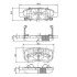Гальмівні колодки NIPPARTS N3615015 (фото 1)