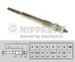 Свічка розжарювання NIPPARTS N5718002 (фото 1)