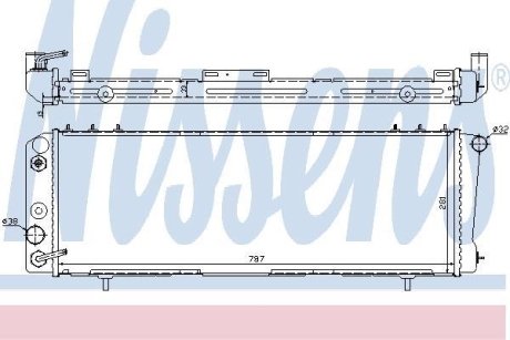 Радiатор NISSENS 60986