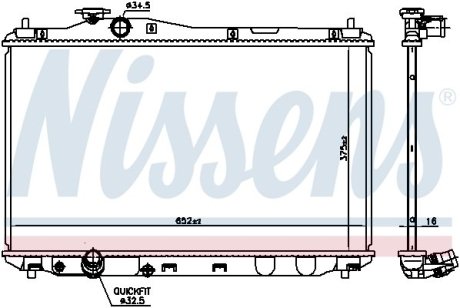 Датчик ABS, передний NISSENS 681377