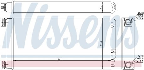 Радіатор пічки MAN TG-L (05-) | MAN TG-M (05-) | MAN TG-S (07-) | MAN TG-X (07-) | NISSENS 71926